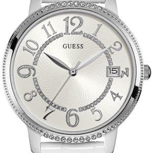 Guess Damklocka W0930L4 Silverfärgad/Läder Ø36 mm