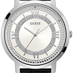 Guess Damklocka W0934L2 Vit/Läder Ø40 mm