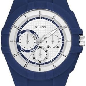 Guess Damklocka W0942L5 Silverfärgad/Gummi Ø42 mm