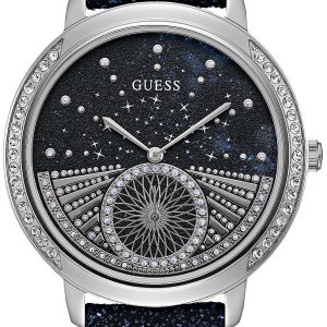 Guess Damklocka W1005L1 Blå/Läder Ø40 mm