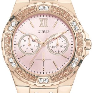 Guess Damklocka W1053L3 Limelight Rosa/Gummi Ø38 mm