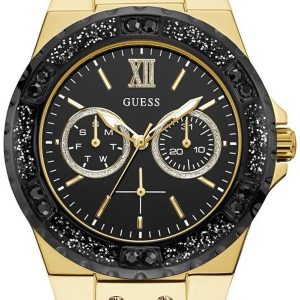 Guess Damklocka W1053L7 Limelight Svart/Gummi Ø39 mm