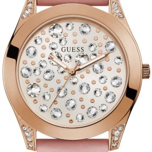 Guess Damklocka W1065L1 Wonderlust Vit/Läder Ø38 mm