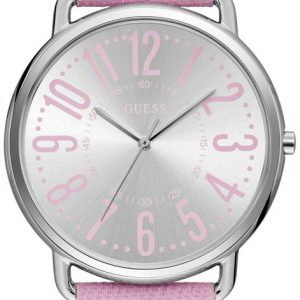 Guess Damklocka W1068L8 Silverfärgad/Läder Ø41 mm