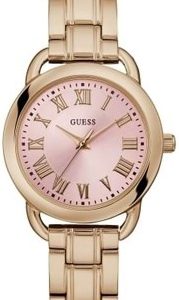 Guess Damklocka W1133L2 Rosa/Roséguldstonat stål Ø23 mm