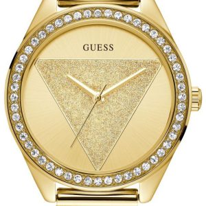 Guess Damklocka W1142L2 Tri Glitz Gulguldstonad/Gulguldtonat stål