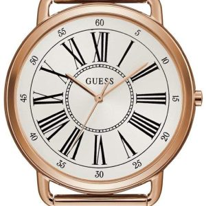 Guess Damklocka W1149L3 Kennedy Vit/Roséguldstonat stål Ø41 mm