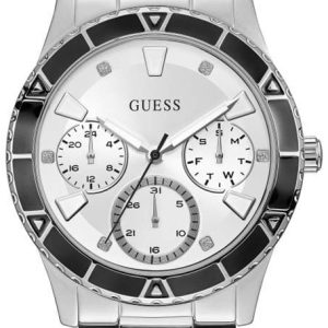 Guess Damklocka W1158L3 Valencia Vit/Stål Ø38 mm