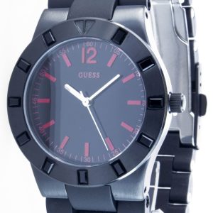 Guess Damklocka W11602L1 Svart/Gummi Ø40 mm