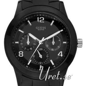 Guess Damklocka W11603L2 Sporty Svart/Plast Ø39 mm