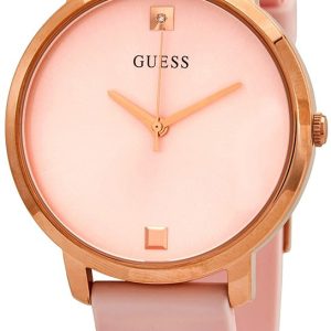 Guess Damklocka W1210L3 Roséguldstonad/Gummi Ø40 mm