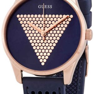 Guess Damklocka W1227L3 Blå/Gummi Ø36 mm