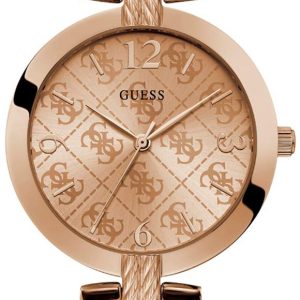 Guess Damklocka W1228L3 Roséguldstonad/Roséguldstonat stål Ø35 mm