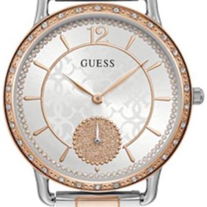 Guess Damklocka W1290L2 Silverfärgad/Roséguldstonat stål Ø36 mm