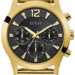 Guess Damklocka W1294L1 Svart/Gulguldtonat stål Ø42 mm