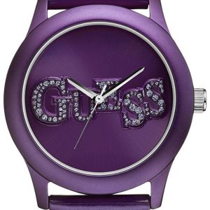 Guess Damklocka W70040L3 Dress Lila/Läder Ø38 mm