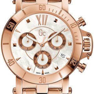 Guess Damklocka X73008M1S Sport Chic Vit/Roséguldstonat stål Ø37 mm