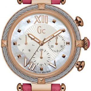 Guess Damklocka Y16010L1 Collection Silverfärgad/Gummi Ø38 mm