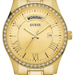 Guess Dress Damklocka W0764L2 Gulguldstonad/Gulguldtonat stål Ø38 mm