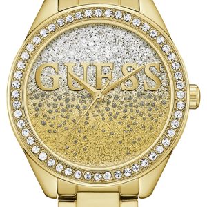 Guess Dress Damklocka W0987L2 Flerfärgad/Gulguldtonat stål Ø36 mm