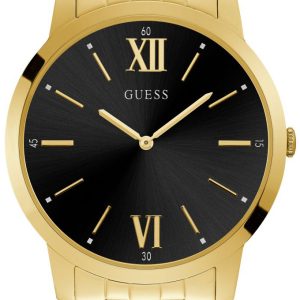 Guess Estate Herrklocka W1073G2 Svart/Gulguldtonat stål Ø44 mm