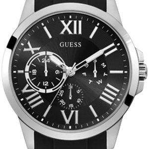 Guess Herrklocka GW0012G1 Svart/Gummi Ø46 mm