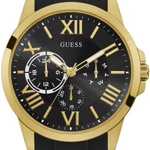 Guess Herrklocka GW0012G2 Svart/Gummi Ø46 mm