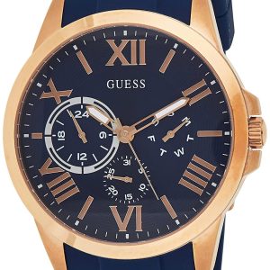 Guess Herrklocka GW0012G3 Blå/Gummi Ø46 mm