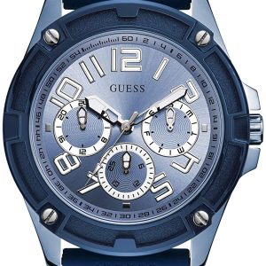 Guess Herrklocka GW0051G4 Blå/Stål Ø46 mm