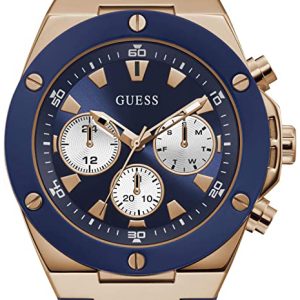 Guess Herrklocka GW0057G2 Poseidon Blå/Gummi Ø46 mm