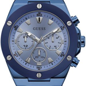 Guess Herrklocka GW0057G3 Blå/Gummi Ø46 mm