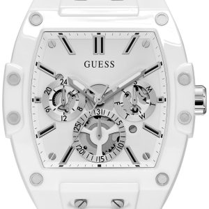 Guess Herrklocka GW0203G2 Silverfärgad/Gummi