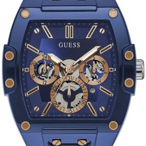 Guess Herrklocka GW0203G7 Phoenix Blå/Gummi