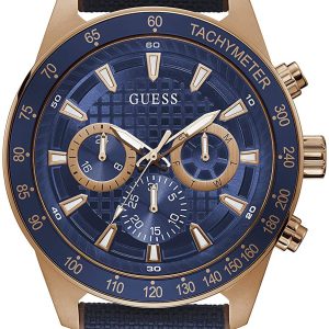 Guess Herrklocka GW0206G2 Blå/Gummi Ø48 mm