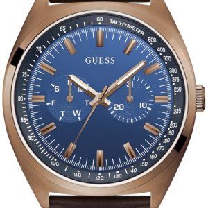 Guess Herrklocka GW0212G2 Blå/Läder Ø42 mm