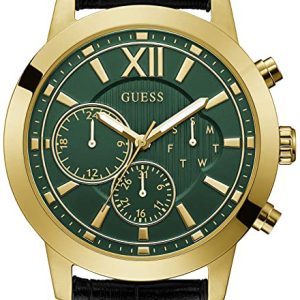 Guess Herrklocka GW0219G2 Grön/Läder Ø45 mm