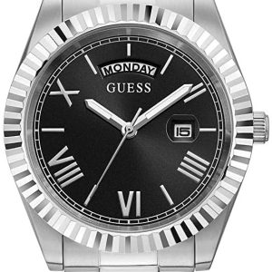 Guess Herrklocka GW0265G1 Svart/Stål Ø42 mm