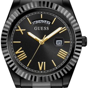 Guess Herrklocka GW0265G4 Connoisseur Svart/Stål Ø42 mm