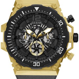 Guess Herrklocka GW0325G1 Other Svart/Plast Ø48 mm