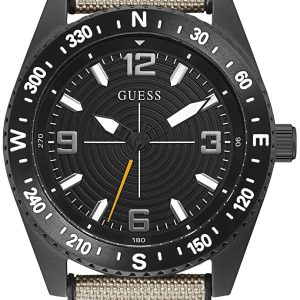 Guess Herrklocka GW0328G2 Svart/Gummi Ø42 mm