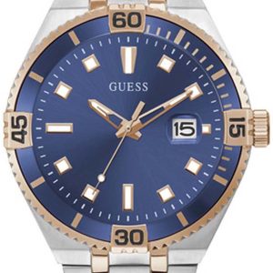 Guess Herrklocka GW0330G3 Premier Blå/Stål Ø45 mm