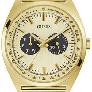 Guess Herrklocka GW0336G2 Gulguldstonad/Gulguldtonat stål Ø42 mm