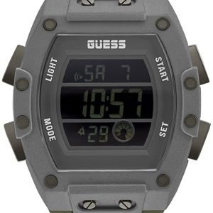 Guess Herrklocka GW0340G3 Phoenix LCD/Gummi