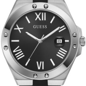 Guess Herrklocka GW0388G1 Perspective Svart/Gummi Ø42 mm