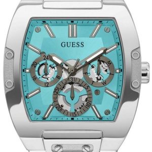 Guess Herrklocka GW0456G4 Phoenix Turkos/Stål Ø44 mm