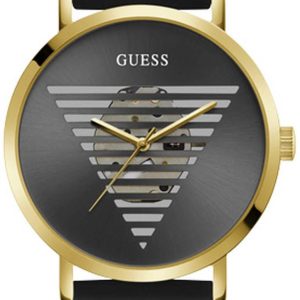 Guess Herrklocka GW0503G1 Idol Grå/Gummi Ø44 mm