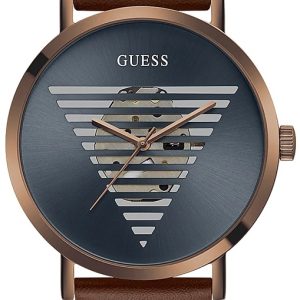 Guess Herrklocka GW0503G4 Idol Grå/Läder Ø44 mm