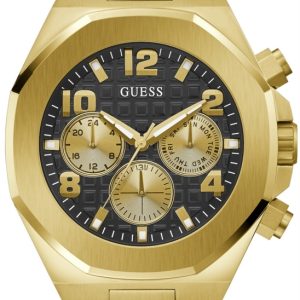 Guess Herrklocka GW0583G2 Empire Svart/Gummi Ø47 mm