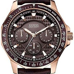 Guess Herrklocka W0387G3 Brun/Läder Ø45 mm