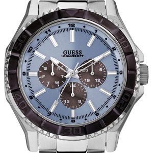 Guess Herrklocka W0479G2 Sporty Blå/Stål Ø45 mm